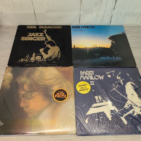 Lot Of 9 Vinyl Records - John Denver, Carpenters, Barry Manilow & Neil Diamond - Picture 2 of 7